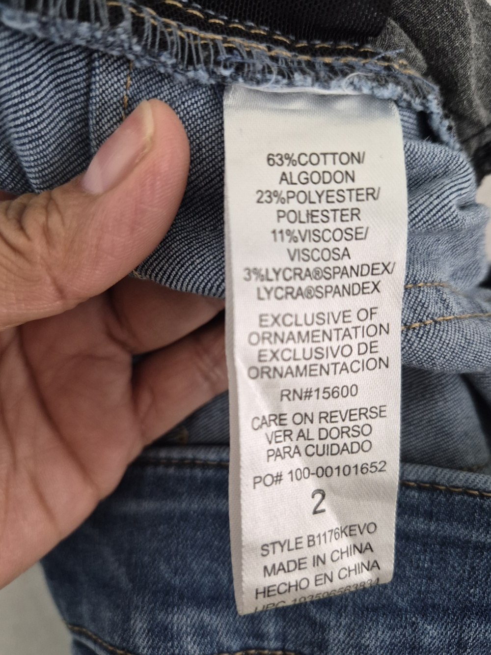 Democracy “Ab”solution jeans in a classic medium/light blue wash. SKU0267 - Picture 12 of 16